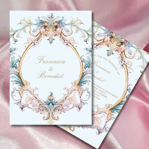 Wedding Regency Elegant Vintage Baroque Invitation