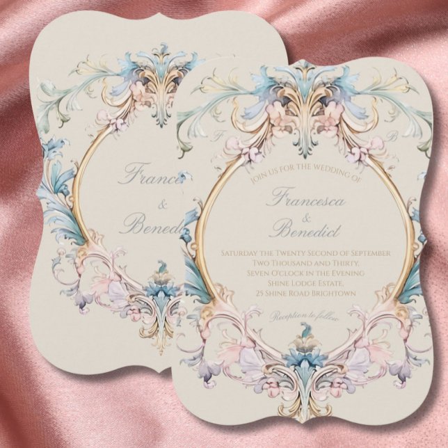 Wedding Regency Elegant Vintage Invitation (Creator Uploaded)