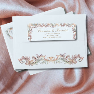 Wedding Regency Vintage Theme Baroque Address