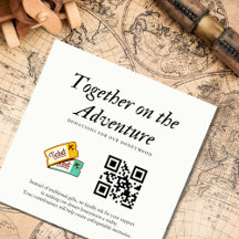 Wedding Registry Honeymoon Fund Qr Code Gift