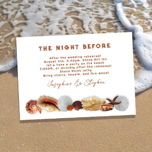 Wedding Rehearsal Beach Party Invitations