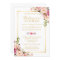Wedding Rehearsal Dinner Elegant Chic Gold Floral