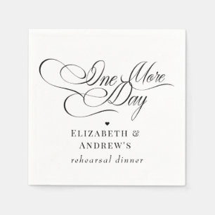  Wedding Rehearsal Dinner  Napkin