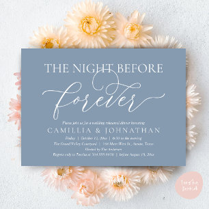 Wedding Rehearsal Dinner, The Night Before Forever Invitation