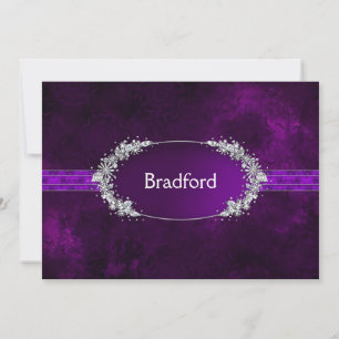 Wedding Renewal of Vows - Invitation - Purple