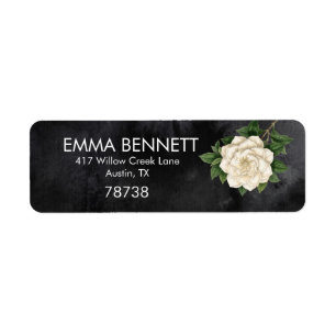 Wedding Return Address Labels, Magnolia Floral