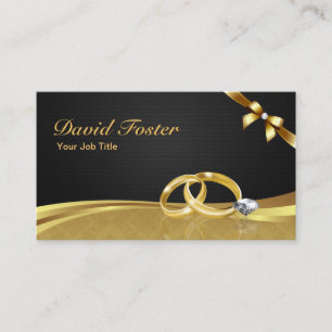 Wedding Ring Diamond Gold Jeweller Jewellery Jewel Business Card