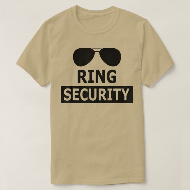 Wedding Ring Security Boy Ring Bearer Wedding Part T-Shirt (Design Front)
