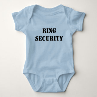 Wedding Ring Security Bridal Party Baby Bodysuit