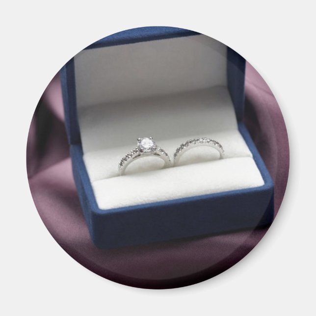 Wedding Ring Set Magnet (Front)