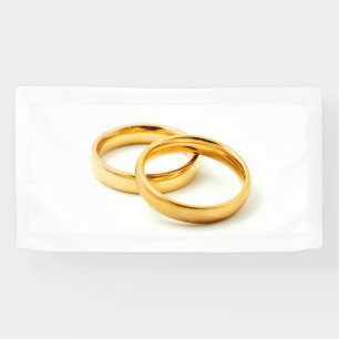 Wedding rings banner