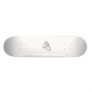 Wedding Rings/Engagement Rings Skateboard
