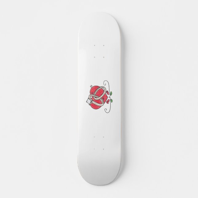 Wedding Rings/Engagement Rings Skateboard (Front)
