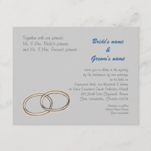 Wedding Rings Invitation