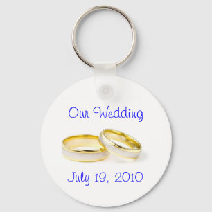 Wedding Rings Key Ring
