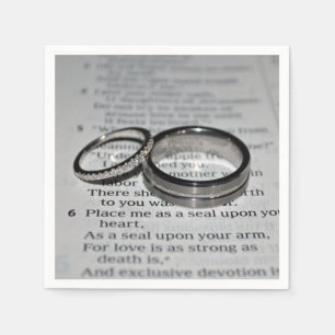 Wedding Rings Napkin Set