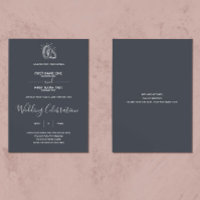 Wedding rings wedding invitation
