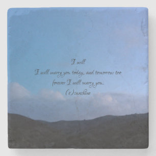 WEDDING ROMANTIC Coaster art design style