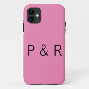 Wedding romantic partner add couple initial letter Case-Mate iPhone case