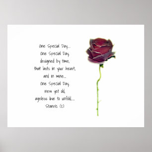 WEDDING ROMANTIC POSTER STYLE DESIGN 