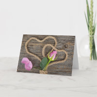 Wedding Rope Heart and Rose 