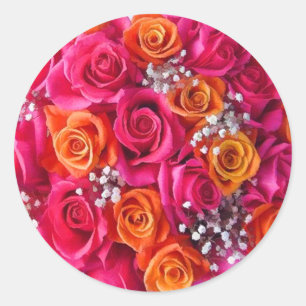 Wedding Rose Envelope Seal Stickers