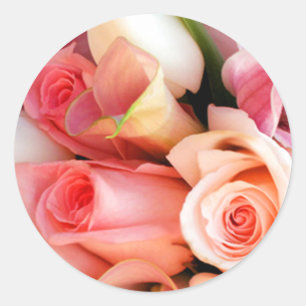 Wedding Roses Envelope Seal Stickers