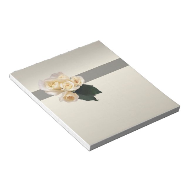 Wedding Roses Notepad (Angled)