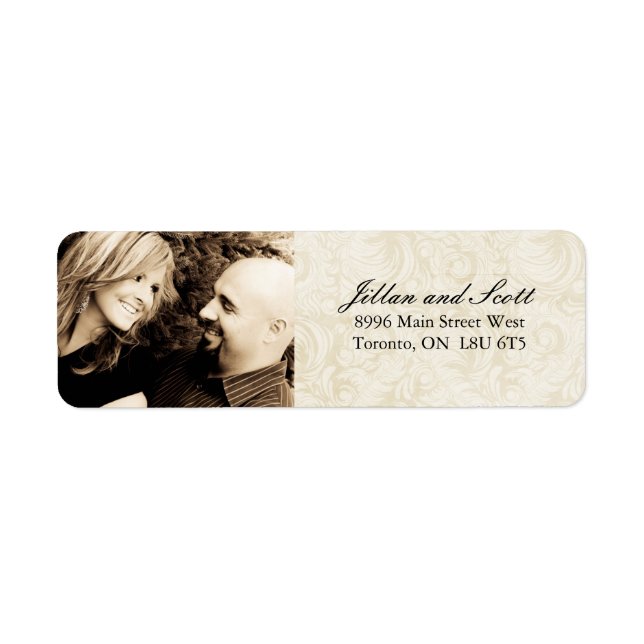 Wedding RSVP Address Labels (Front)