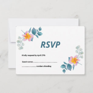 Wedding RSVP Card