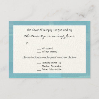 Wedding RSVP Card