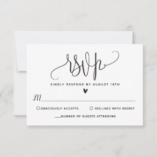 Wedding RSVP Card