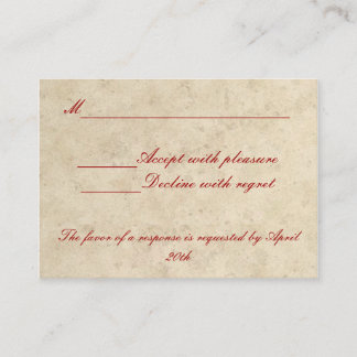 Wedding RSVP Card - Love Always Love Deep
