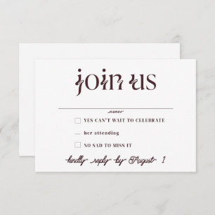 Wedding RSVP Cards