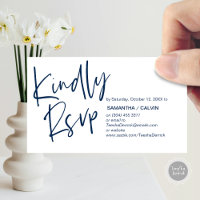 Wedding RSVP, Casual Elegance, Invitation respond