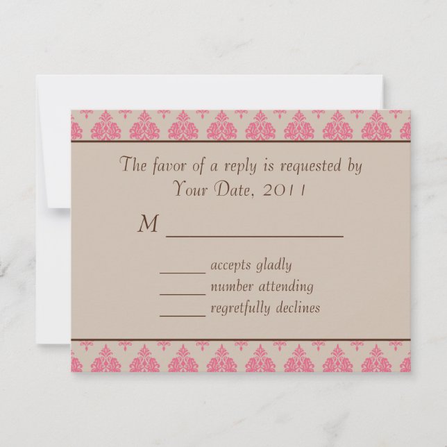 Wedding RSVP Horse and Carriage Invitation (Front)