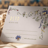 Wedding RSVP Insert Victorian Belle Epoche