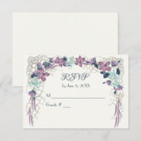 Wedding RSVP Nautical Floral Arch