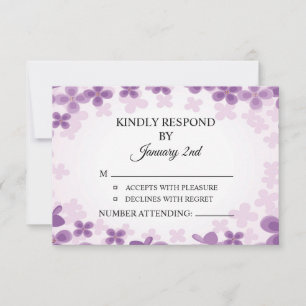 Wedding RSVP Postcard