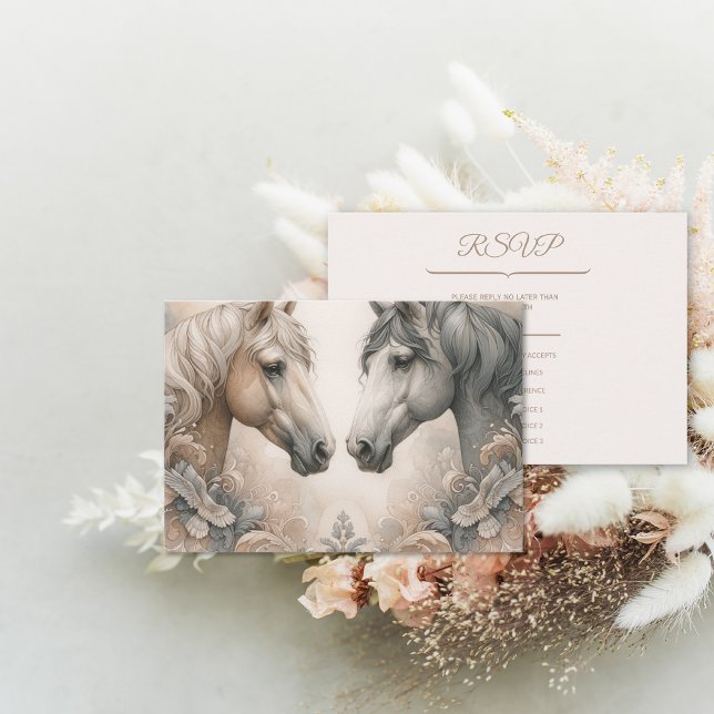 Wedding RSVP Response Card (Wedding RSVP Response Card (front and back))