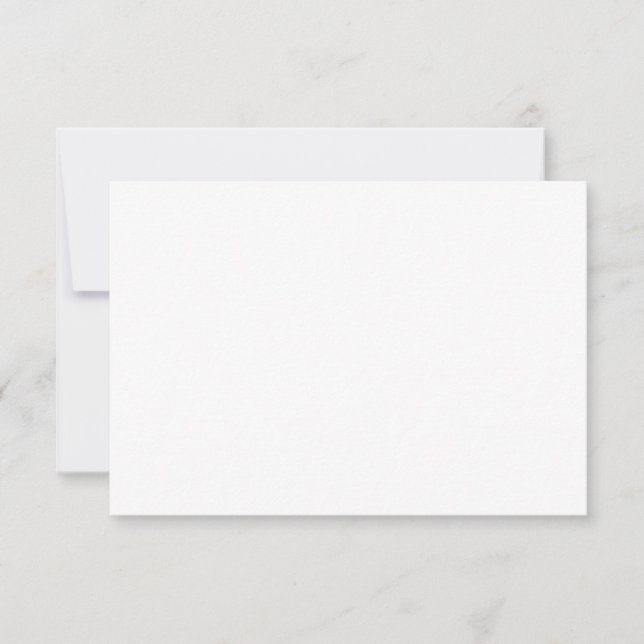 Wedding RSVP Response Card 3.5" x 5" (Front)