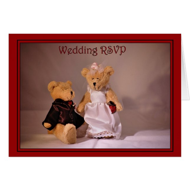 Wedding RSVP Wedding Invitation Acceptance (Front Horizontal)