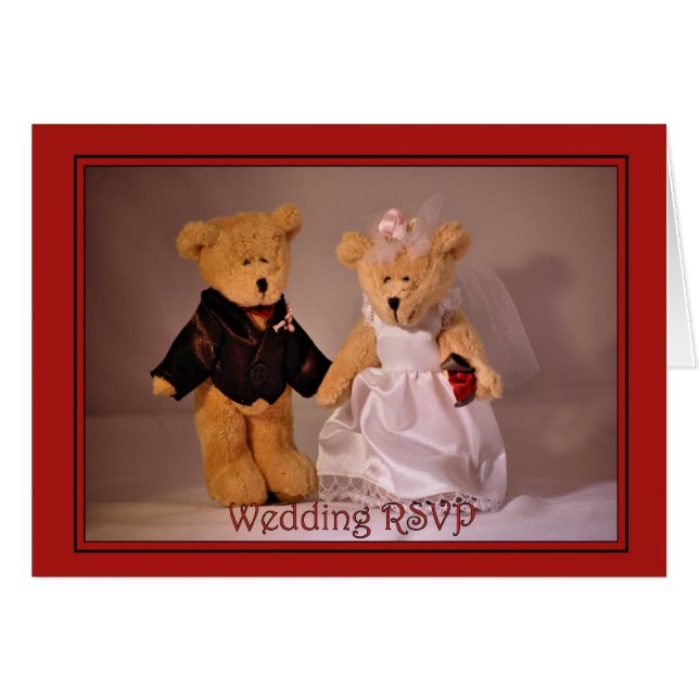 Wedding RSVP Wedding Invitation Acceptance (Front Horizontal)