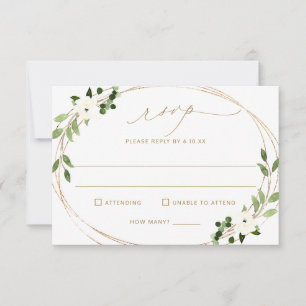 Wedding RSVP with Meal Choice & Favourite Song Bac Card