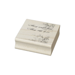 Wedding rubberstamp Customisable Rubber Stamp