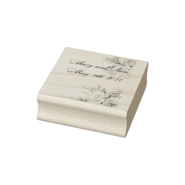 Wedding rubberstamp Customisable Rubber Stamp (Stamp)