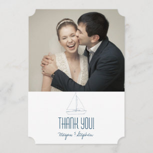 Wedding Sailboat - Thank You