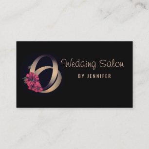Wedding salon, wedding, engagement business card
