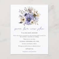 Wedding Same Love New Plan Date Purple Floral