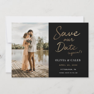 Wedding Save our Date Again Invitation